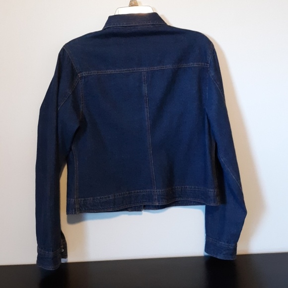 Bill Blass Denim Jacket, size M - Picture 3 of 4
